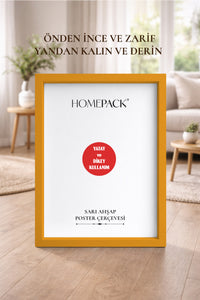 Kalın Poster Çerçevesi - Sarı