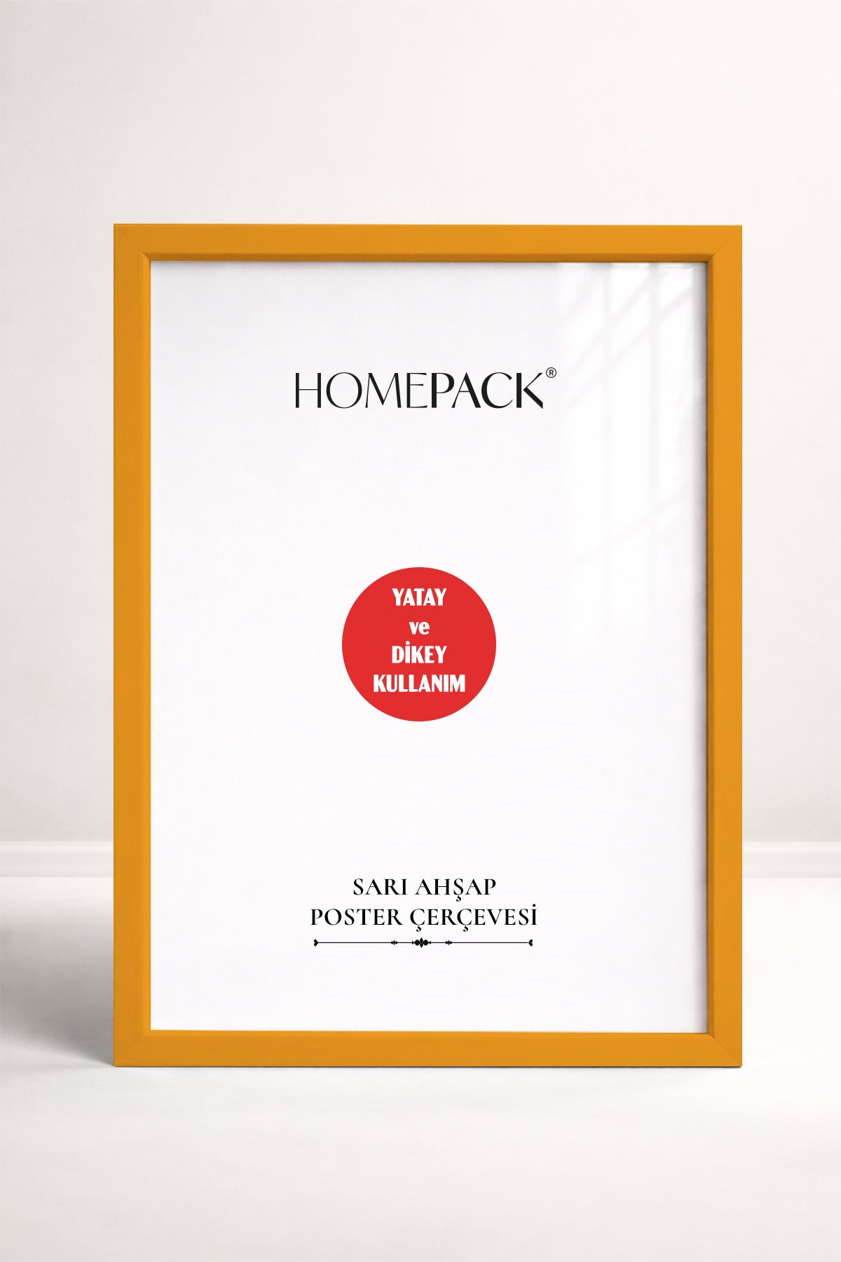 İnce Poster Çerçevesi - Sarı