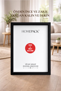 Kalın Poster Çerçevesi - Siyah