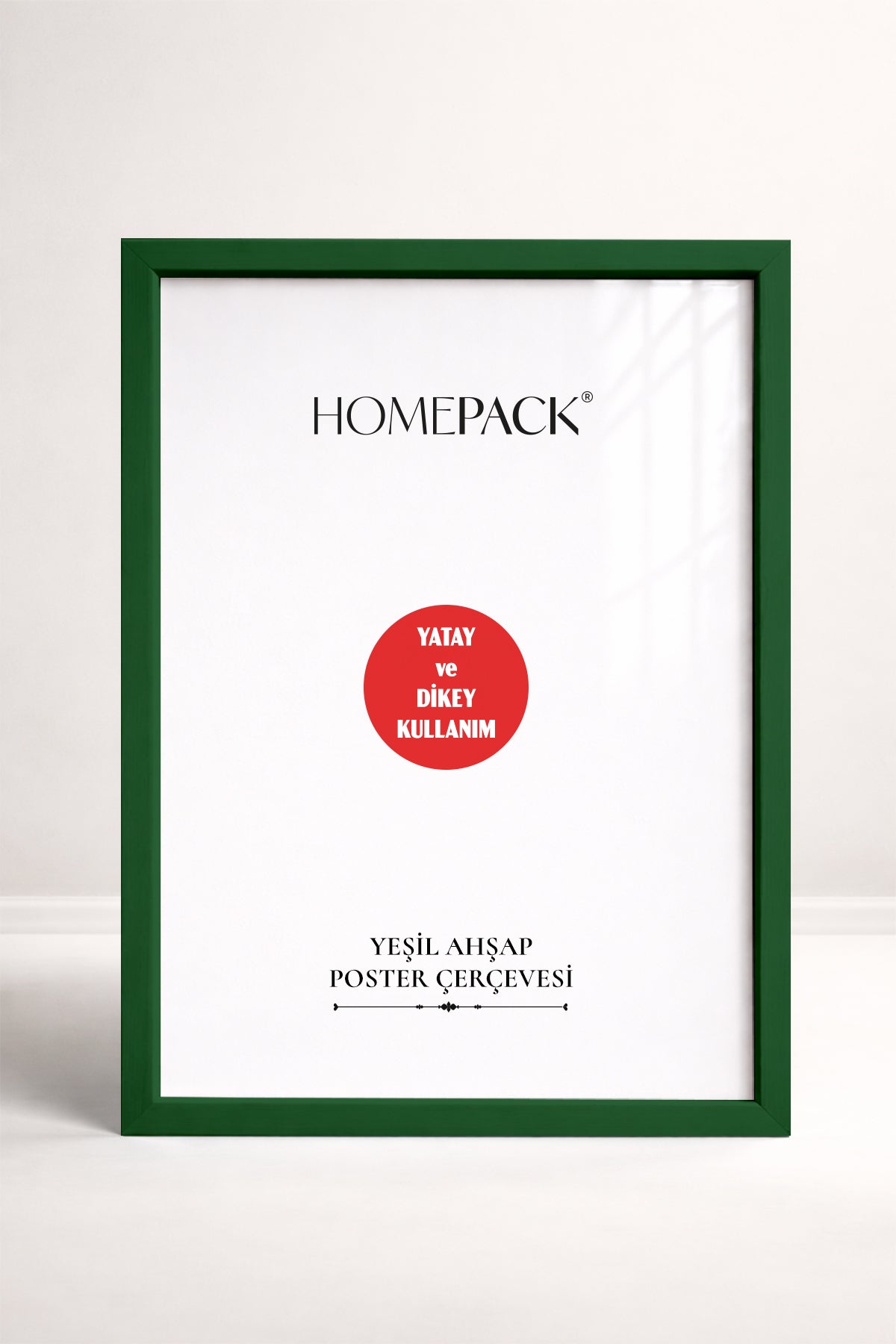 İnce Poster Çerçevesi - Yeşil