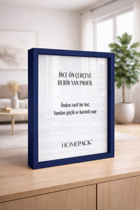 Kalın Poster Çerçevesi - Mavi