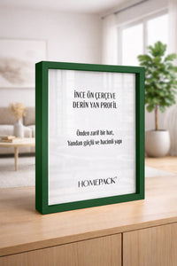 Kalın Poster Çerçevesi - Yeşil