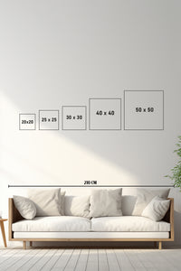 Kalın Kare Poster Çerçevesi - Kırmızı