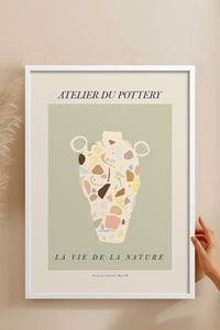 HOMEPACK Ahşap Çerçeveli Tablo Çerçeveli Poster Sanatsal Modern Duvar Dekoru ABSTRACT-01