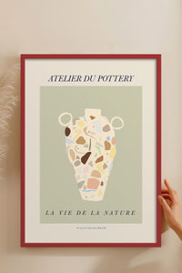 HOMEPACK Ahşap Çerçeveli Tablo Çerçeveli Poster Sanatsal Modern Duvar Dekoru ABSTRACT-01