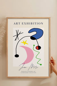 HOMEPACK Ahşap Çerçeveli Tablo Çerçeveli Poster Sanatsal Modern Duvar Dekoru ABSTRACT-015