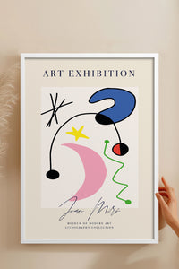 HOMEPACK Ahşap Çerçeveli Tablo Çerçeveli Poster Sanatsal Modern Duvar Dekoru ABSTRACT-015