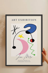 HOMEPACK Ahşap Çerçeveli Tablo Çerçeveli Poster Sanatsal Modern Duvar Dekoru ABSTRACT-015