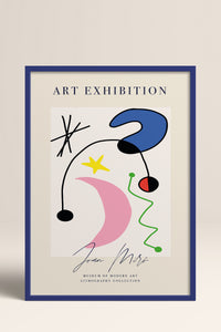HOMEPACK Ahşap Çerçeveli Tablo Çerçeveli Poster Sanatsal Modern Duvar Dekoru ABSTRACT-015