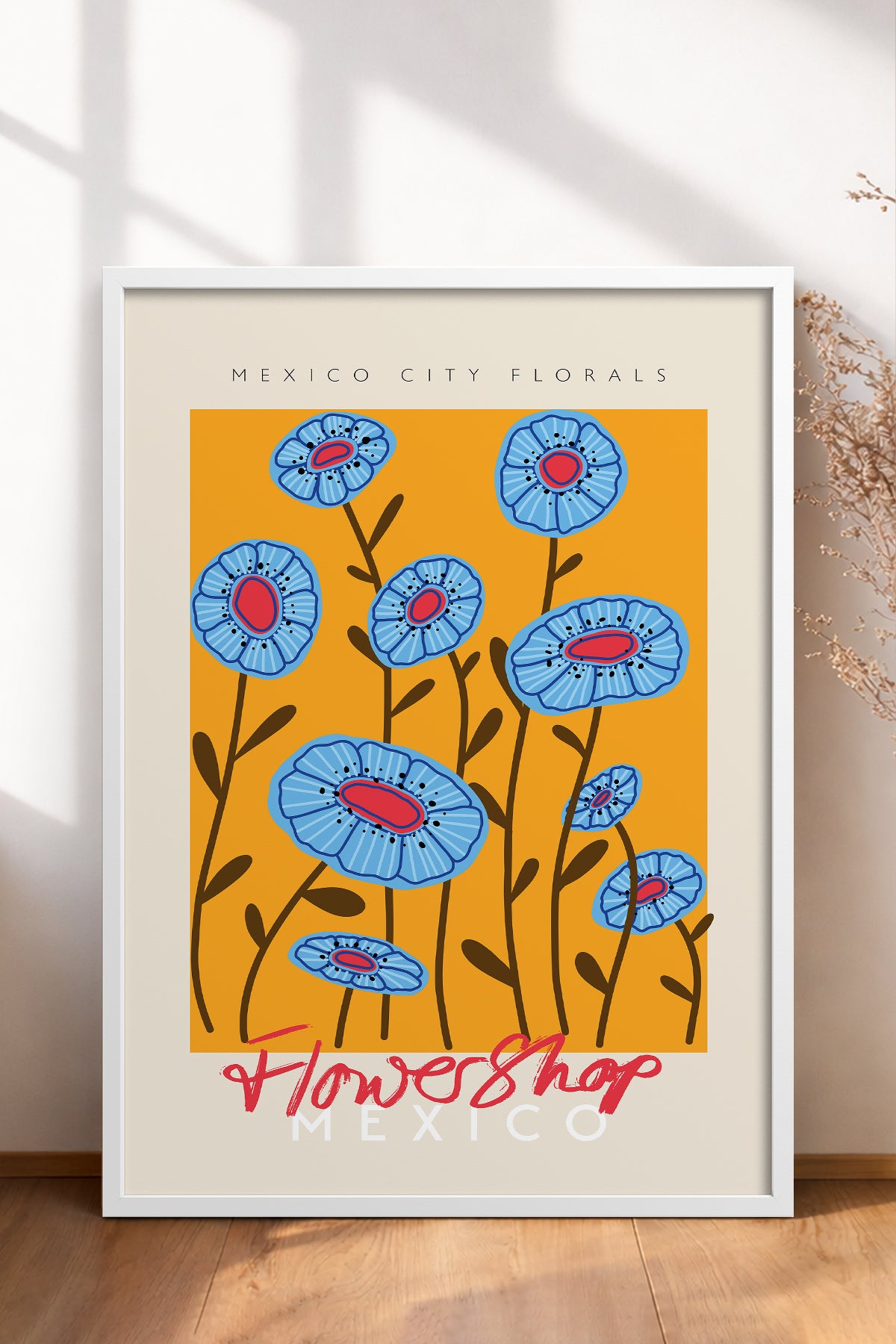 HOMEPACK Ahşap Çerçeveli Tablo Çerçeveli Poster Sanatsal Modern Duvar Dekoru ABSTRACT-26