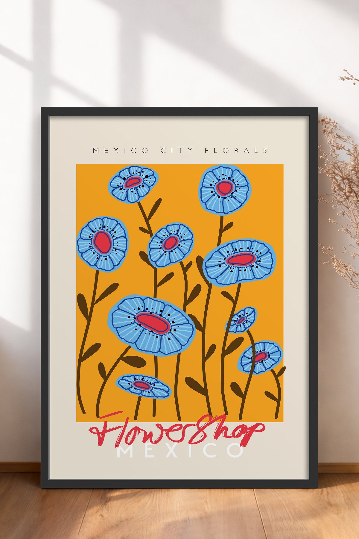 HOMEPACK Ahşap Çerçeveli Tablo Çerçeveli Poster Sanatsal Modern Duvar Dekoru ABSTRACT-26