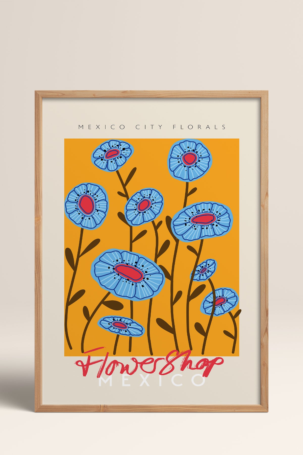 HOMEPACK Ahşap Çerçeveli Tablo Çerçeveli Poster Sanatsal Modern Duvar Dekoru ABSTRACT-26