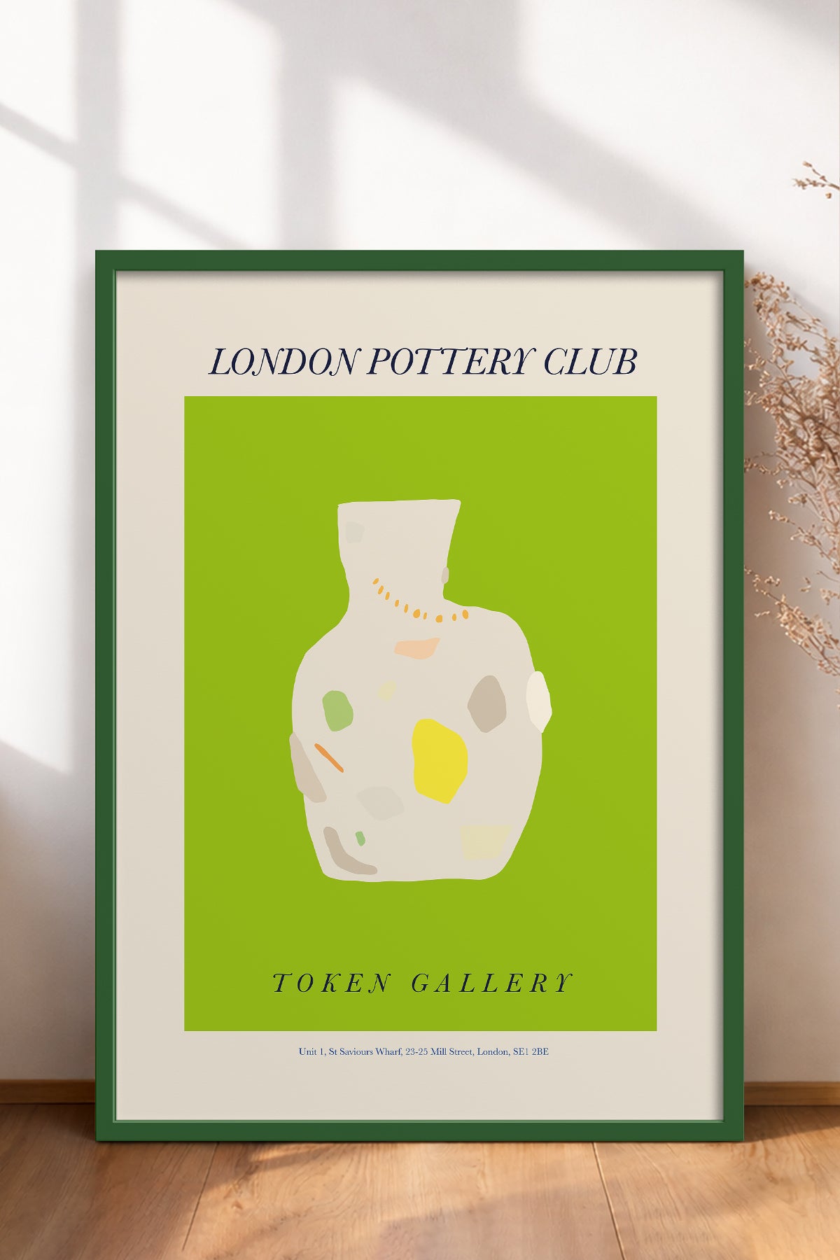 HOMEPACK Ahşap Çerçeveli Tablo Çerçeveli Poster Sanatsal Modern Duvar Dekoru ABSTRACT-03
