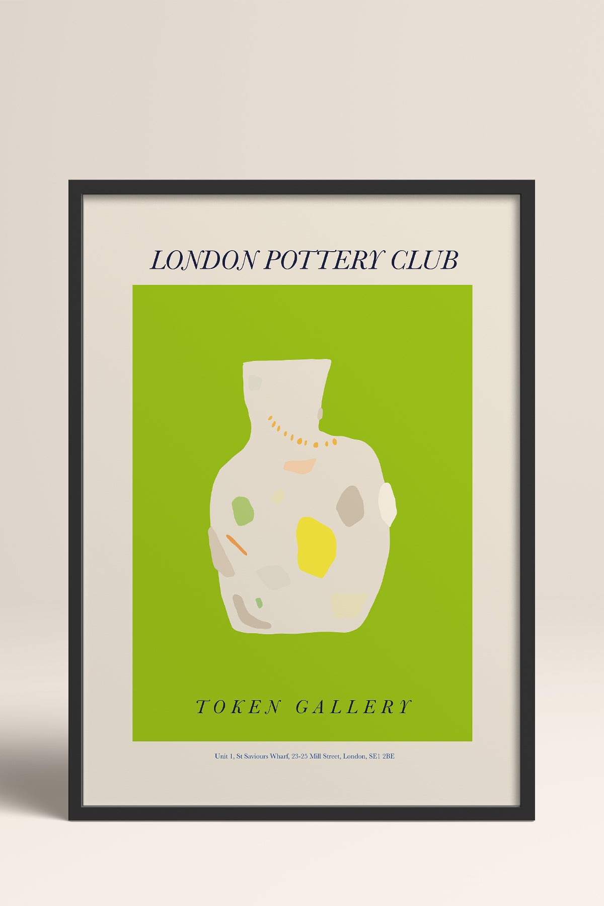HOMEPACK Ahşap Çerçeveli Tablo Çerçeveli Poster Sanatsal Modern Duvar Dekoru ABSTRACT-03