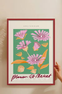 HOMEPACK Ahşap Çerçeveli Tablo Çerçeveli Poster Sanatsal Modern Duvar Dekoru ABSTRACT-042