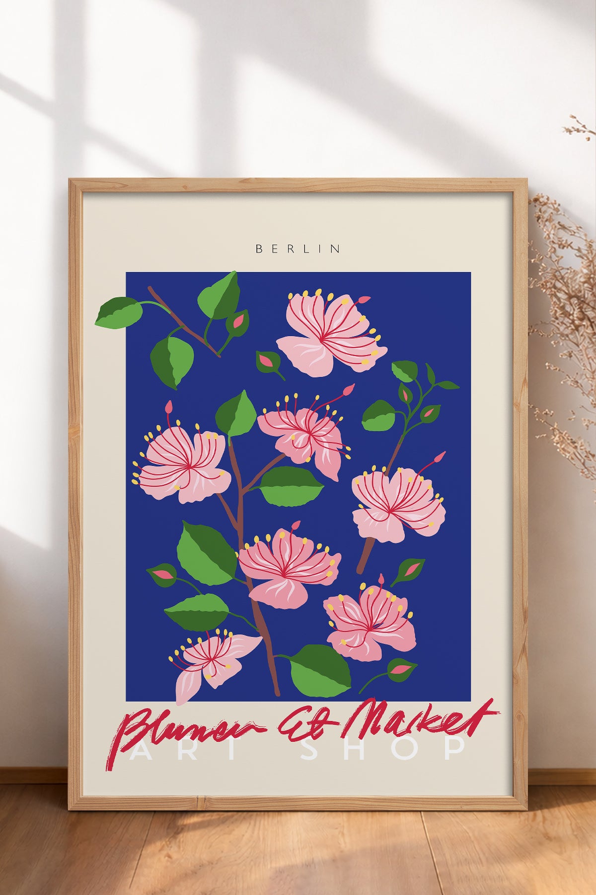 HOMEPACK Ahşap Çerçeveli Tablo Çerçeveli Poster Sanatsal Modern Duvar Dekoru ABSTRACT-044
