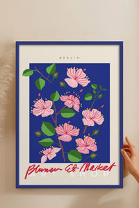HOMEPACK Ahşap Çerçeveli Tablo Çerçeveli Poster Sanatsal Modern Duvar Dekoru ABSTRACT-044