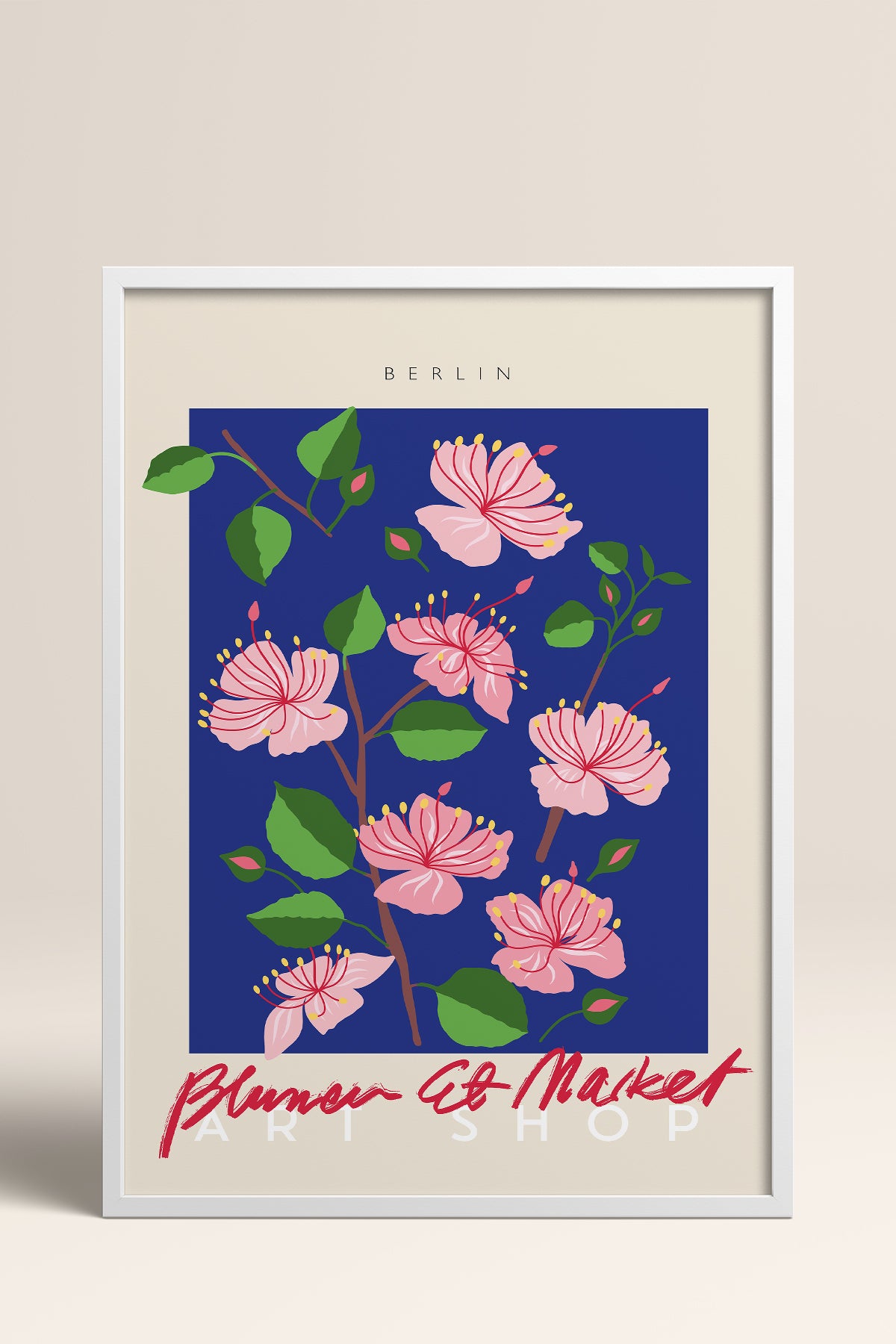 HOMEPACK Ahşap Çerçeveli Tablo Çerçeveli Poster Sanatsal Modern Duvar Dekoru ABSTRACT-044