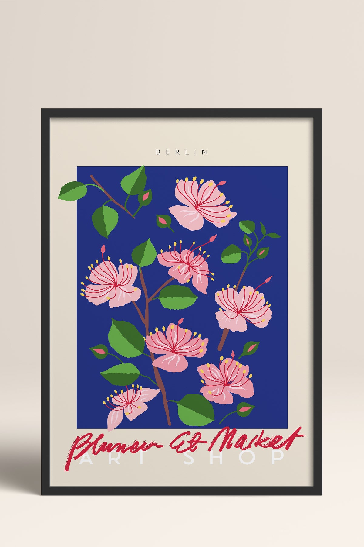 HOMEPACK Ahşap Çerçeveli Tablo Çerçeveli Poster Sanatsal Modern Duvar Dekoru ABSTRACT-044