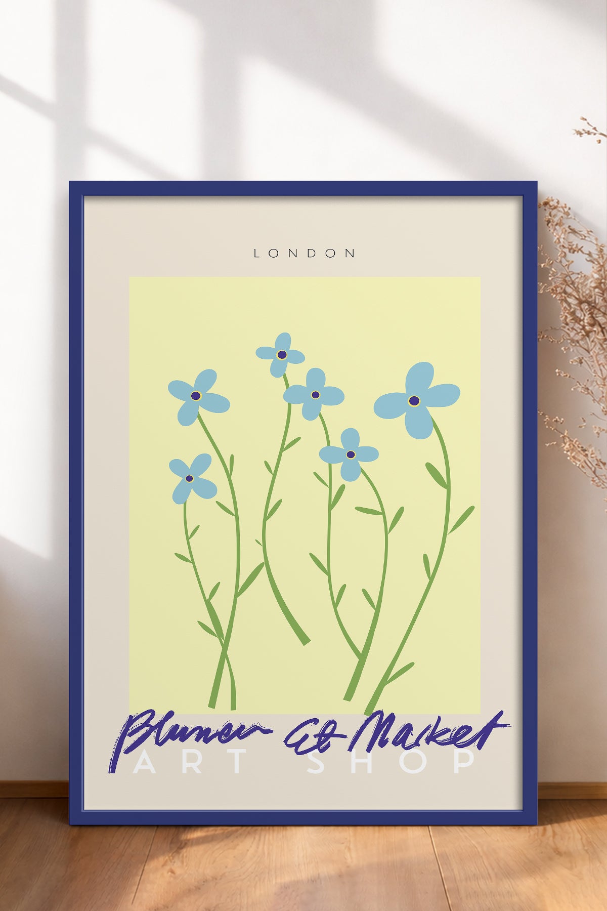 HOMEPACK Ahşap Çerçeveli Tablo Çerçeveli Poster Sanatsal Modern Duvar Dekoru ABSTRACT-049