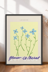 HOMEPACK Ahşap Çerçeveli Tablo Çerçeveli Poster Sanatsal Modern Duvar Dekoru ABSTRACT-049