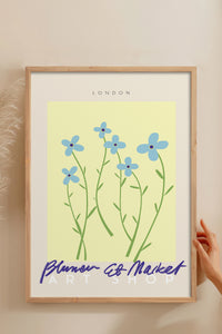 HOMEPACK Ahşap Çerçeveli Tablo Çerçeveli Poster Sanatsal Modern Duvar Dekoru ABSTRACT-049