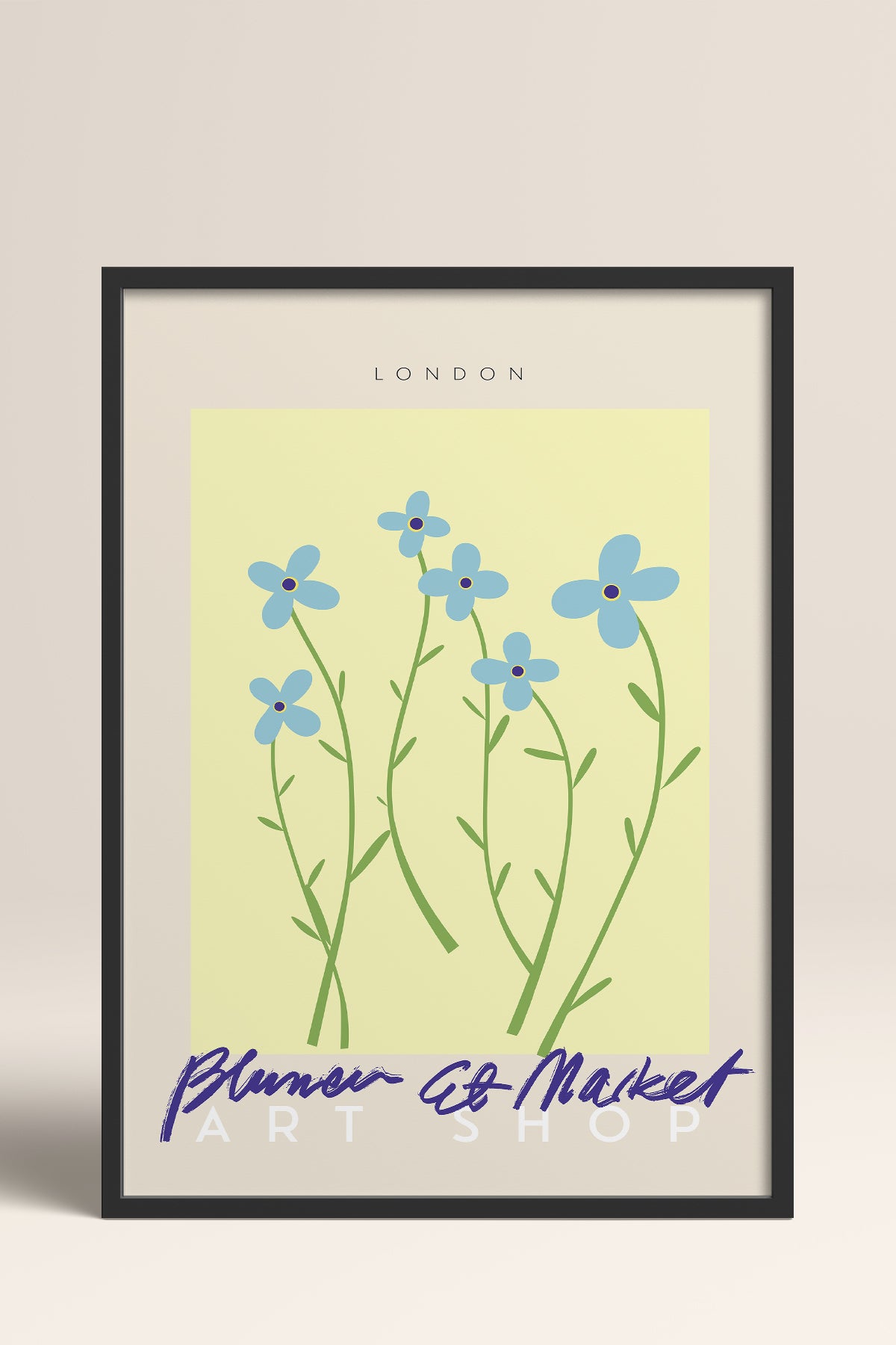 HOMEPACK Ahşap Çerçeveli Tablo Çerçeveli Poster Sanatsal Modern Duvar Dekoru ABSTRACT-049