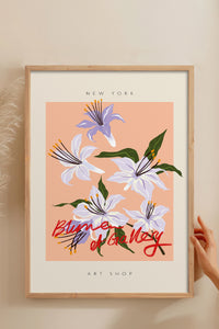 HOMEPACK Ahşap Çerçeveli Tablo Çerçeveli Poster Sanatsal Modern Duvar Dekoru ABSTRACT-052