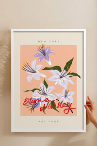 HOMEPACK Ahşap Çerçeveli Tablo Çerçeveli Poster Sanatsal Modern Duvar Dekoru ABSTRACT-052