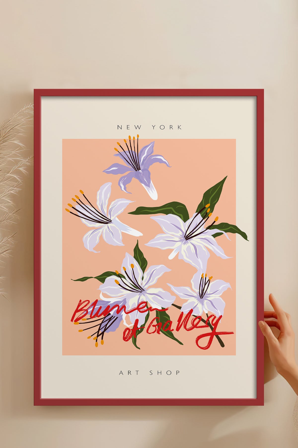 HOMEPACK Ahşap Çerçeveli Tablo Çerçeveli Poster Sanatsal Modern Duvar Dekoru ABSTRACT-052