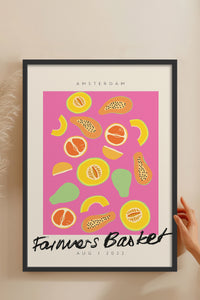 HOMEPACK Ahşap Çerçeveli Tablo Çerçeveli Poster Sanatsal Modern Duvar Dekoru ABSTRACT-56