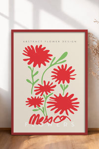 HOMEPACK Ahşap Çerçeveli Tablo Çerçeveli Poster Sanatsal Modern Duvar Dekoru ABSTRACT-066
