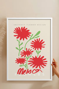 HOMEPACK Ahşap Çerçeveli Tablo Çerçeveli Poster Sanatsal Modern Duvar Dekoru ABSTRACT-066