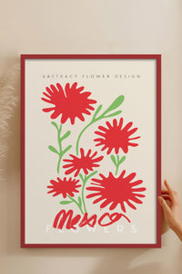HOMEPACK Ahşap Çerçeveli Tablo Çerçeveli Poster Sanatsal Modern Duvar Dekoru ABSTRACT-066
