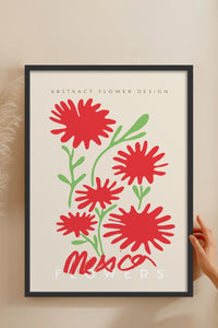 HOMEPACK Ahşap Çerçeveli Tablo Çerçeveli Poster Sanatsal Modern Duvar Dekoru ABSTRACT-066