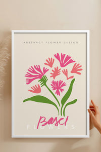 HOMEPACK Ahşap Çerçeveli Tablo Çerçeveli Poster Sanatsal Modern Duvar Dekoru ABSTRACT-070