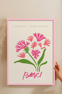 HOMEPACK Ahşap Çerçeveli Tablo Çerçeveli Poster Sanatsal Modern Duvar Dekoru ABSTRACT-070
