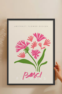 HOMEPACK Ahşap Çerçeveli Tablo Çerçeveli Poster Sanatsal Modern Duvar Dekoru ABSTRACT-070