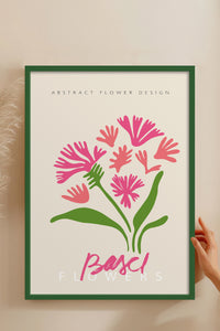 HOMEPACK Ahşap Çerçeveli Tablo Çerçeveli Poster Sanatsal Modern Duvar Dekoru ABSTRACT-070