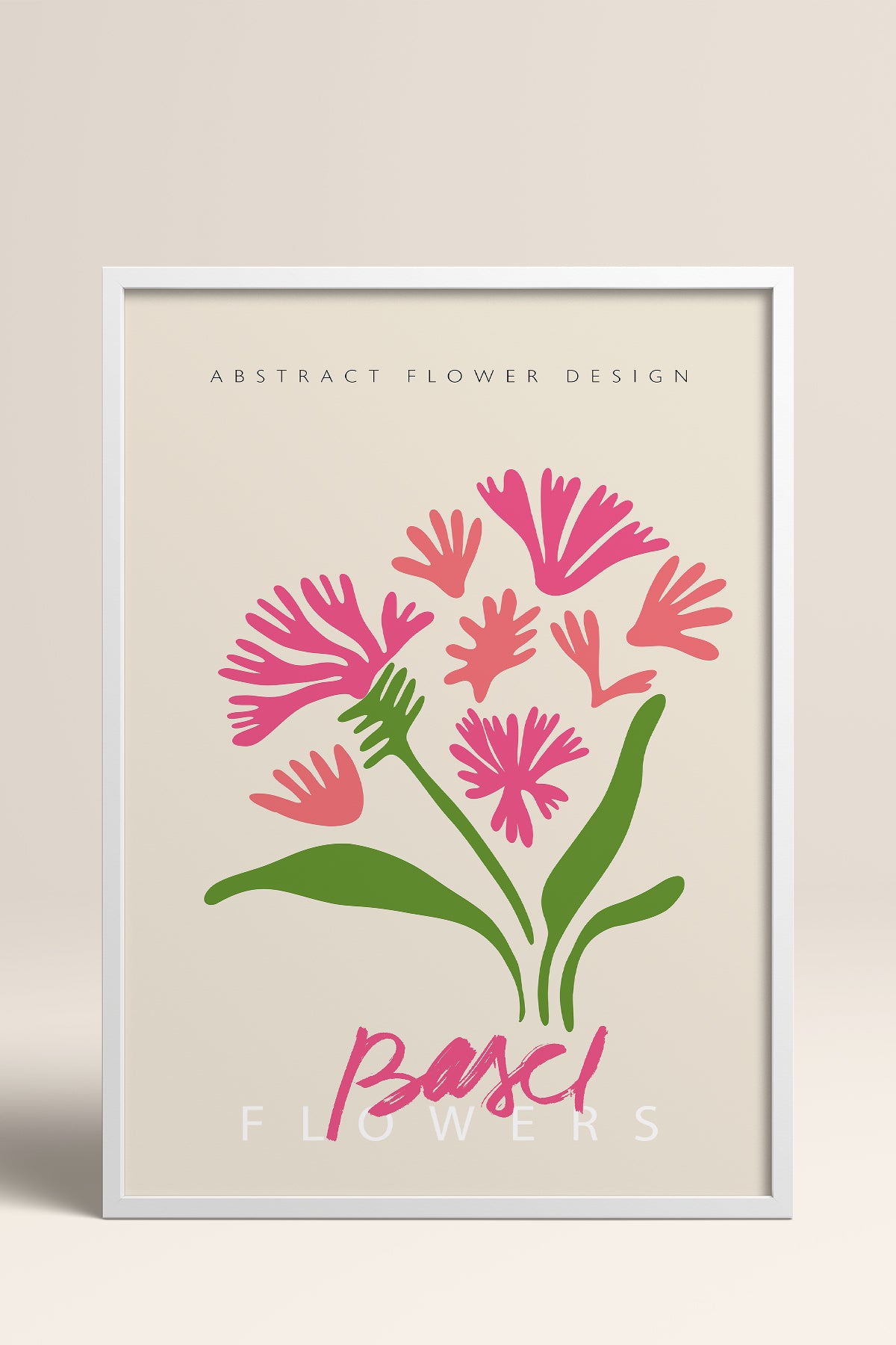 HOMEPACK Ahşap Çerçeveli Tablo Çerçeveli Poster Sanatsal Modern Duvar Dekoru ABSTRACT-070
