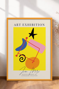 HOMEPACK Ahşap Çerçeveli Tablo Çerçeveli Poster Sanatsal Modern Duvar Dekoru ABSTRACT-10