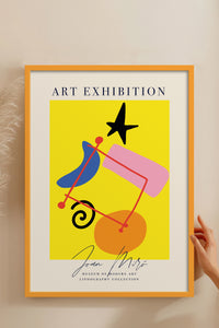 HOMEPACK Ahşap Çerçeveli Tablo Çerçeveli Poster Sanatsal Modern Duvar Dekoru ABSTRACT-10