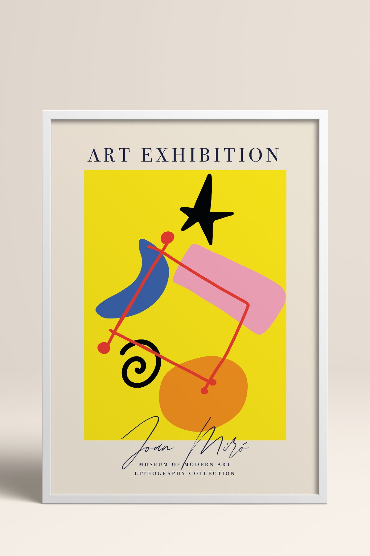 HOMEPACK Ahşap Çerçeveli Tablo Çerçeveli Poster Sanatsal Modern Duvar Dekoru ABSTRACT-10