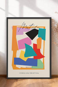 HOMEPACK Ahşap Çerçeveli Tablo Çerçeveli Poster Sanatsal Modern Duvar Dekoru ABSTRACT-100