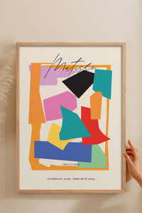 HOMEPACK Ahşap Çerçeveli Tablo Çerçeveli Poster Sanatsal Modern Duvar Dekoru ABSTRACT-100