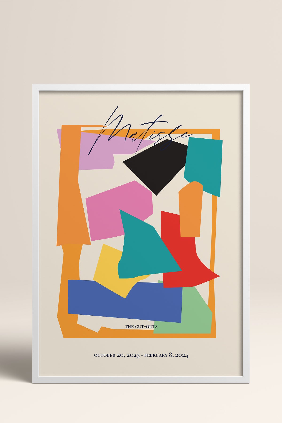 HOMEPACK Ahşap Çerçeveli Tablo Çerçeveli Poster Sanatsal Modern Duvar Dekoru ABSTRACT-100