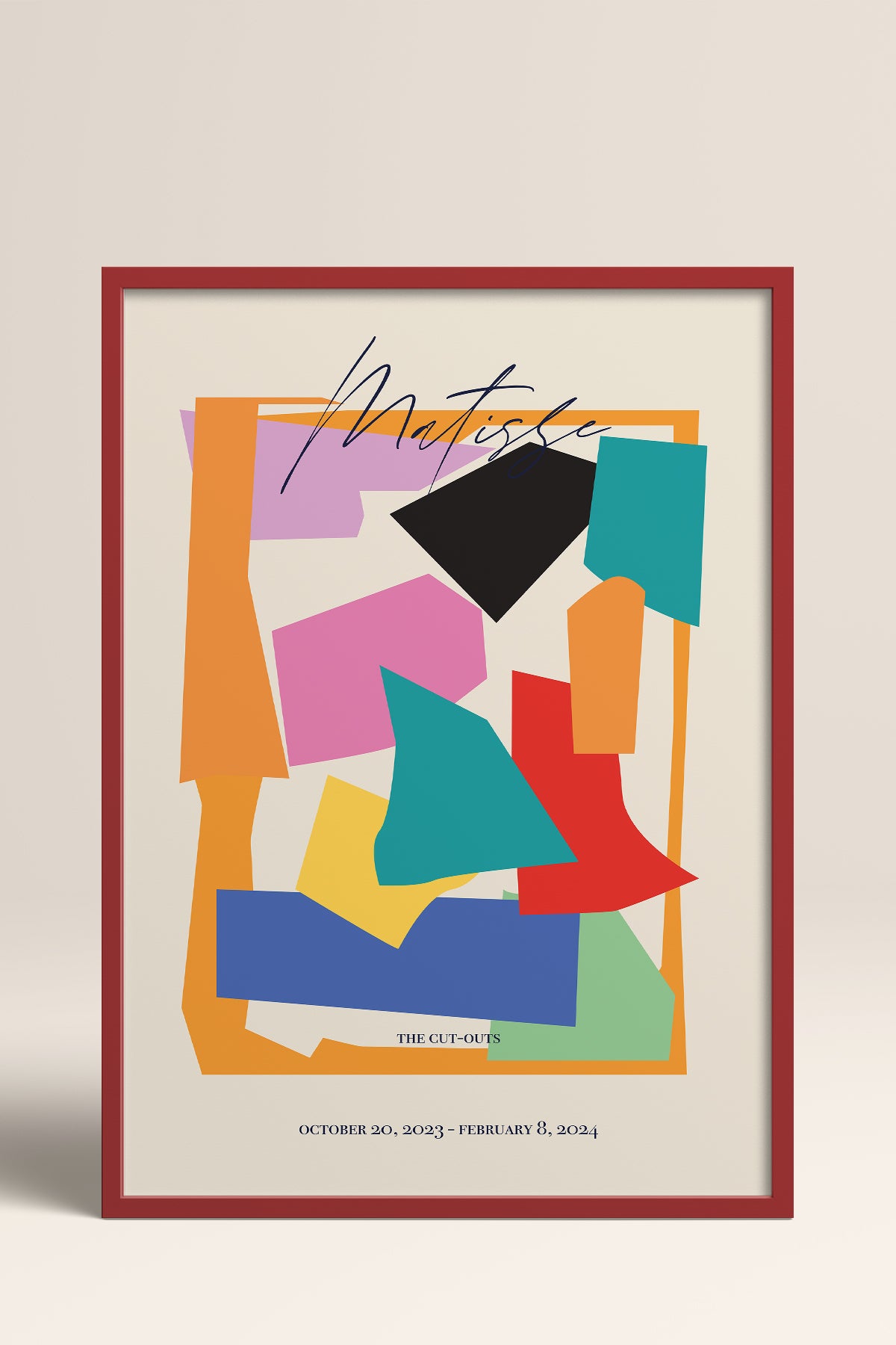 HOMEPACK Ahşap Çerçeveli Tablo Çerçeveli Poster Sanatsal Modern Duvar Dekoru ABSTRACT-100