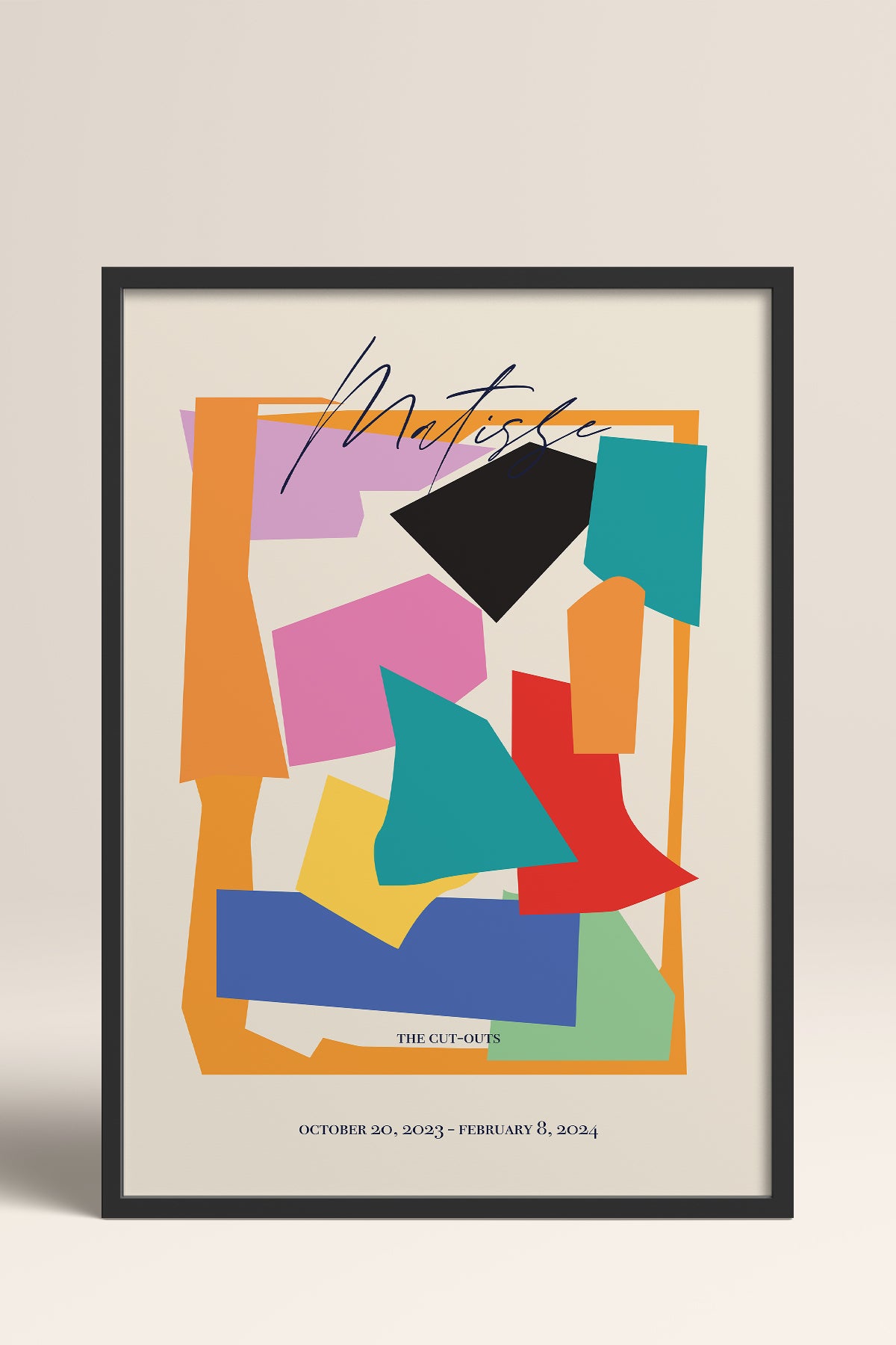 HOMEPACK Ahşap Çerçeveli Tablo Çerçeveli Poster Sanatsal Modern Duvar Dekoru ABSTRACT-100