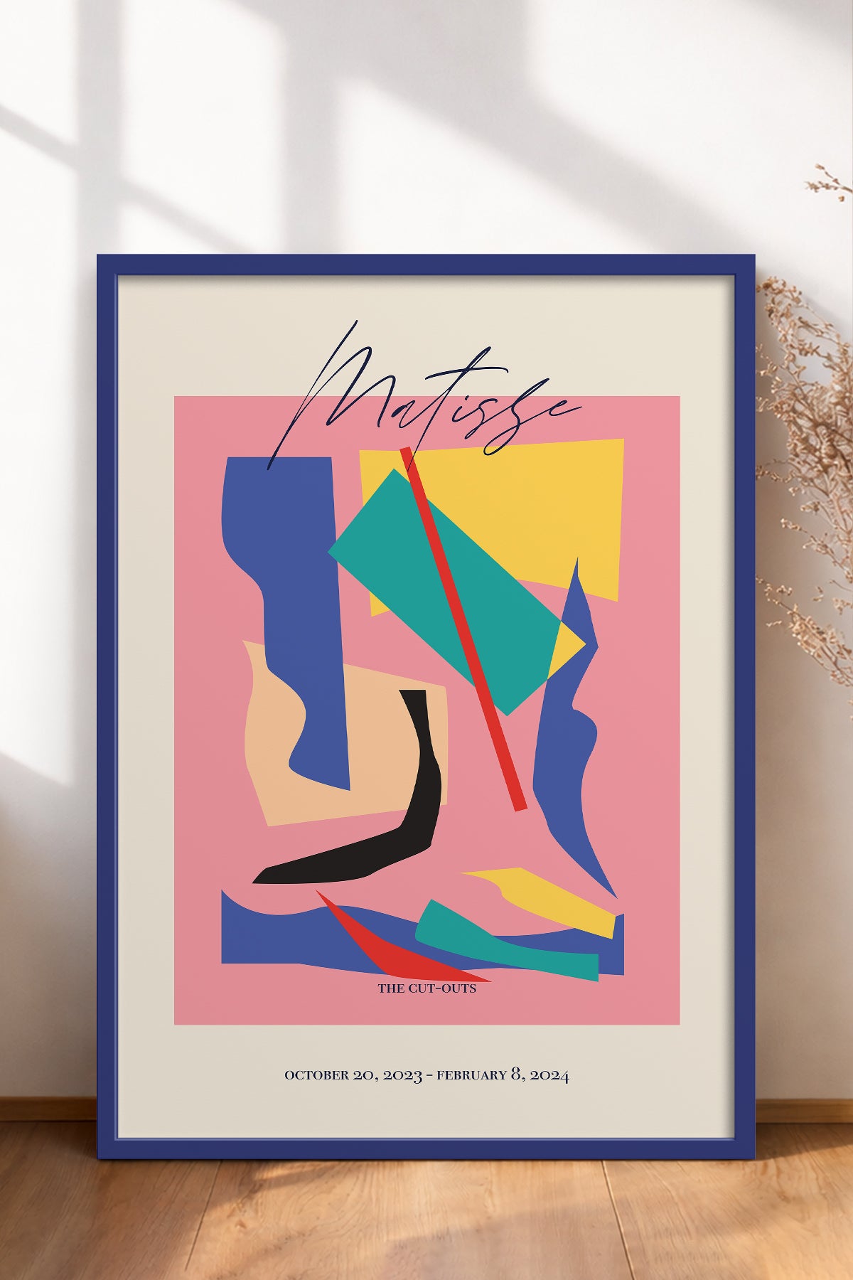 HOMEPACK Ahşap Çerçeveli Tablo Çerçeveli Poster Sanatsal Modern Duvar Dekoru ABSTRACT-101