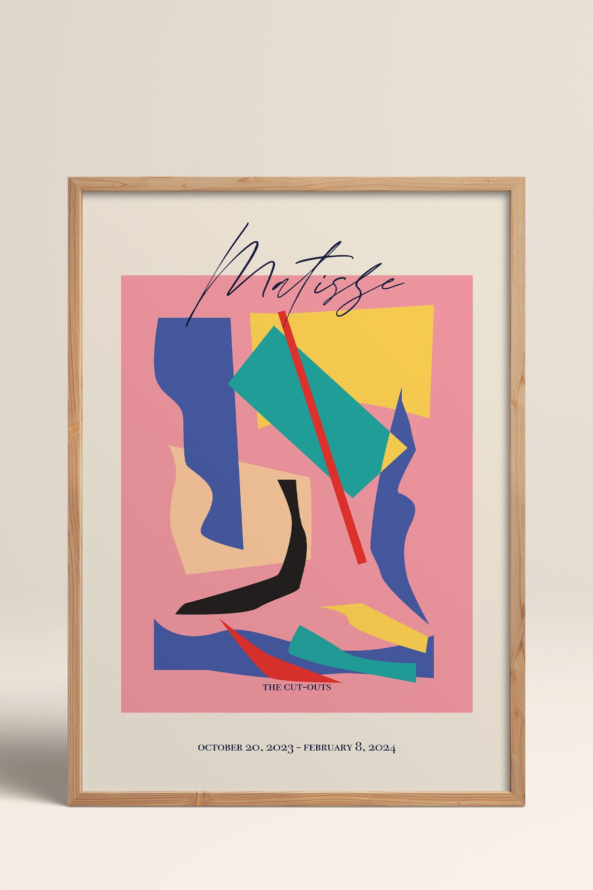 HOMEPACK Ahşap Çerçeveli Tablo Çerçeveli Poster Sanatsal Modern Duvar Dekoru ABSTRACT-101